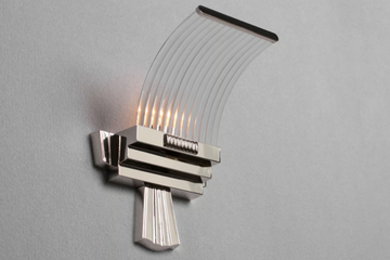 PETITOT XV - Handmade brass wall light by Patinas Lighting - view 3